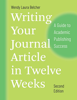 Wiritng your journal article in 12 weeks by Wendy Laura Belcher. Blog by Dr. Liubov V. Borisova ACADEMIO